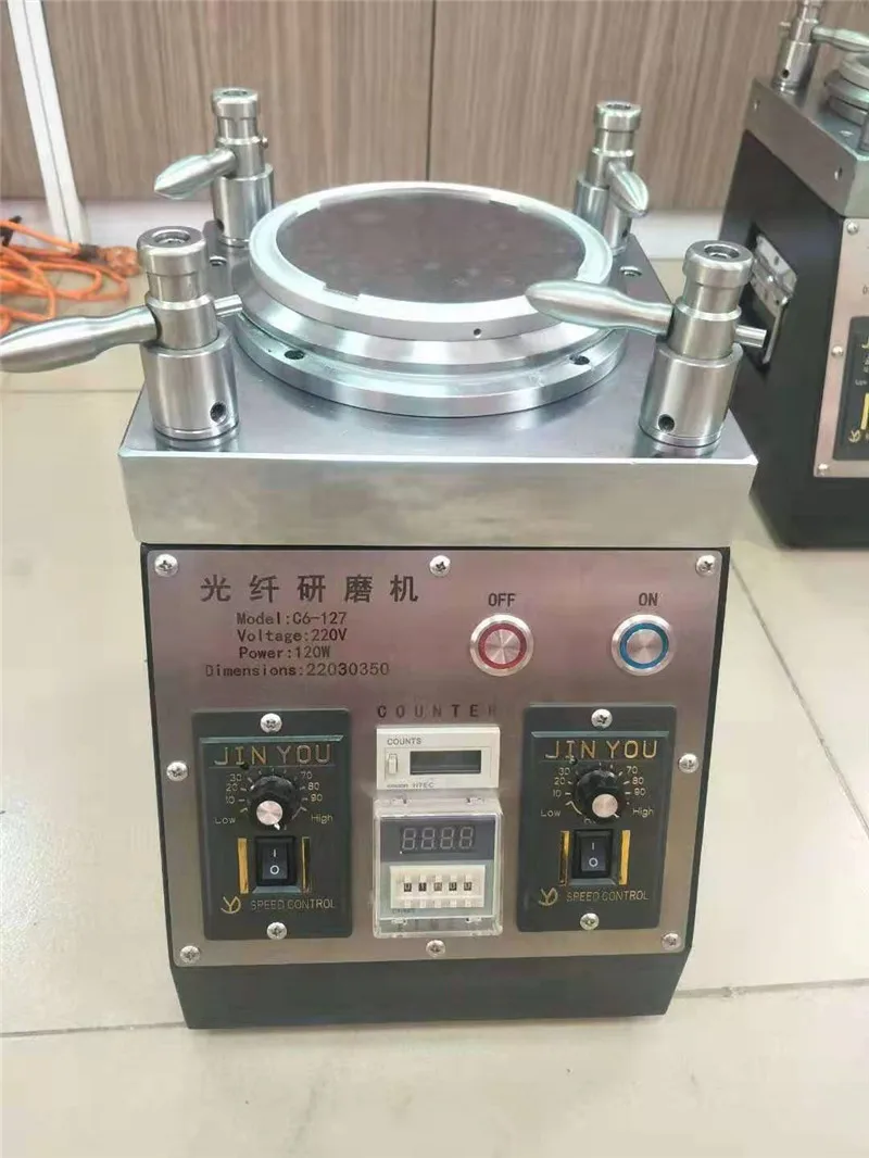 Four Corners Pressure Fiber Connector Polisher 18/20/24/32/36 heads Grinding Machine Fiber Polishing Machine DHL