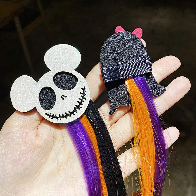

CN Cartoon Smile Pumpkin Hair Pins Halloween Party Hair Accessories Dress Headwear Hair Clips Festival Gift