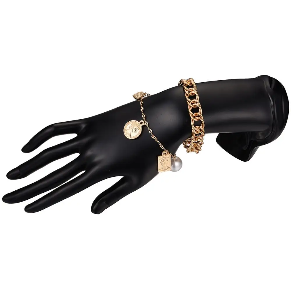 

Vintage Padlock Bracelets for Women Bohemia Retro Bangles Jewelry Cuban Miami Chunky Twist Chain Wrist Accessories Party Gift