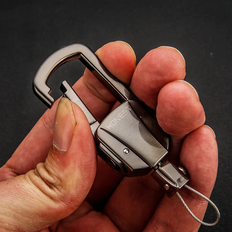 Высококачественный металлический брелок для автомобильных ключей мужской на