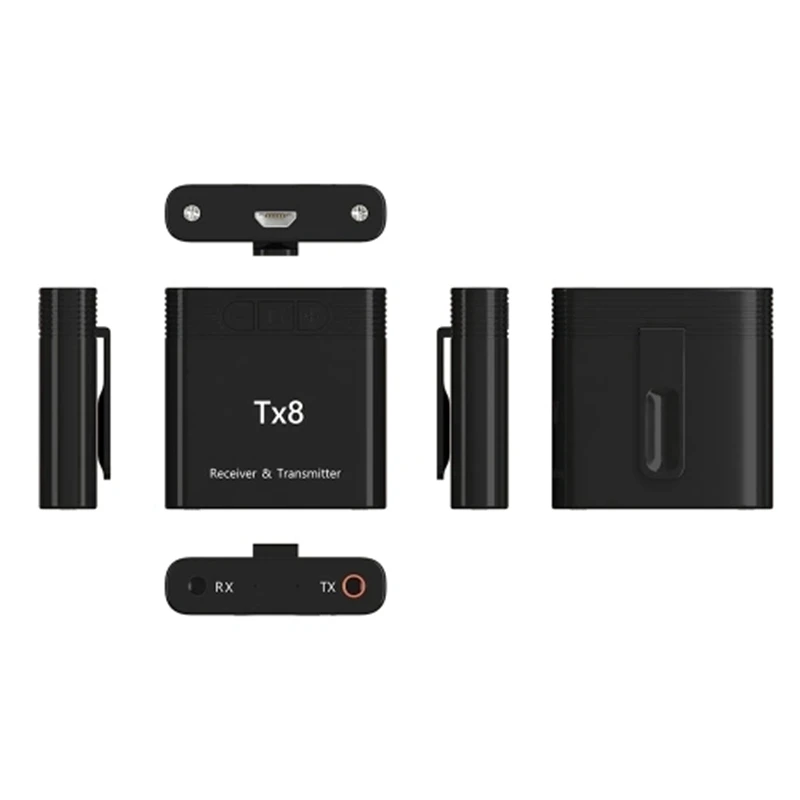 Tx8 2 в 1 Bluetooth 5 0 передатчик приемник аудио адаптер для ТВ ПК наушники Mp3/Mp4