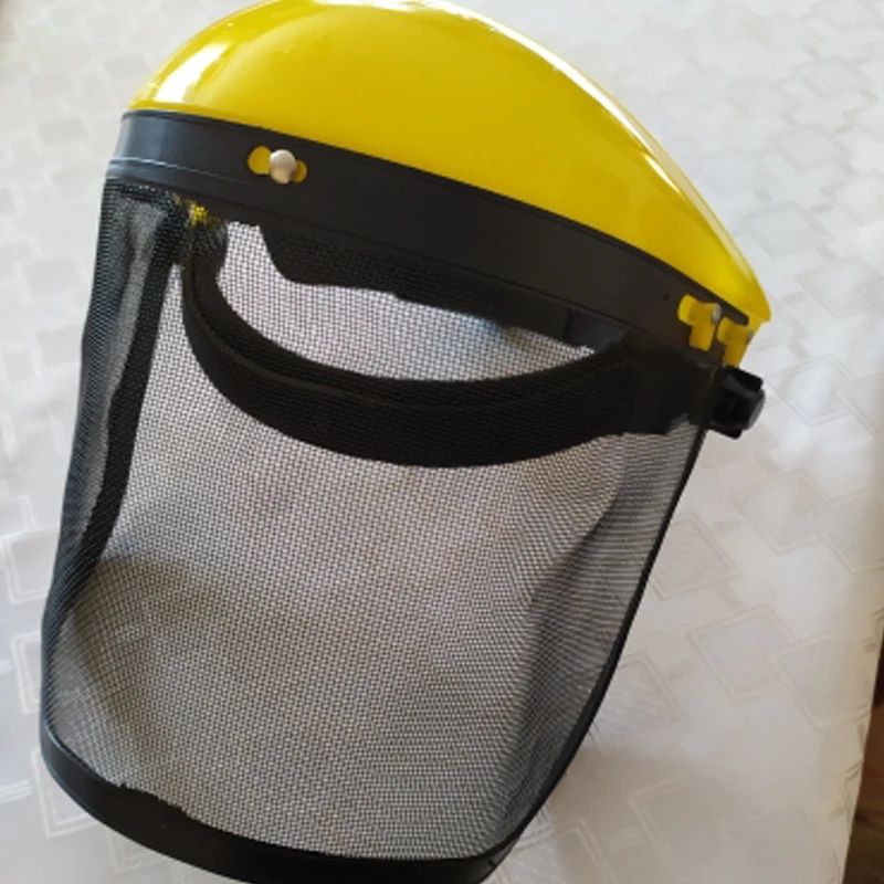 Садовый триммер для травы защитная шапка на шлем с сетчатым козырьком все лицо