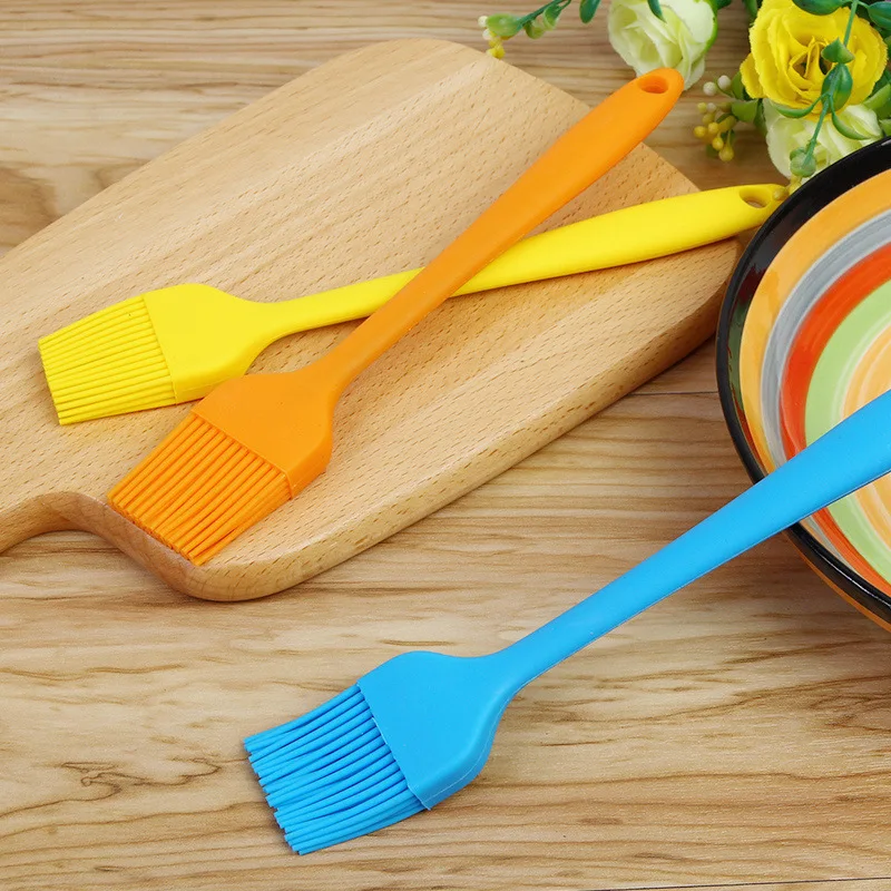 

Silicone bakeware grill 1pcs oil brush baking utensils bread butter cream cooking baking outdoor camping kitchen tool oil brus