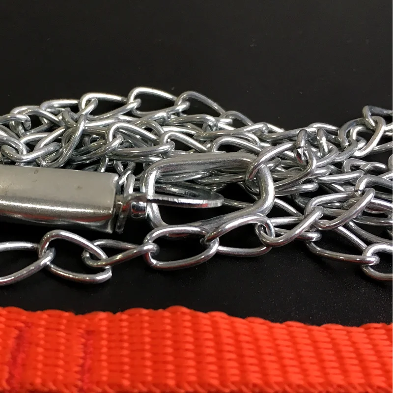 1 6 м собачий поводок с металлической цепью Пэт запуска слежения поводки для собак