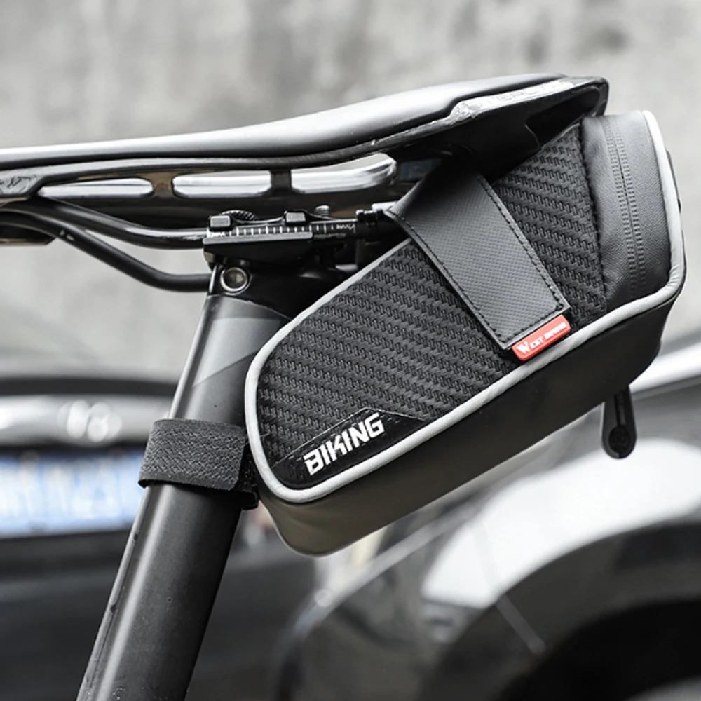 

Waterproof Bicycle Bag Road BIke Tools With Reflective Rear Bicycle Saddle Bags Seat Cycling Tail Rear Pouch Bag Riding Storage