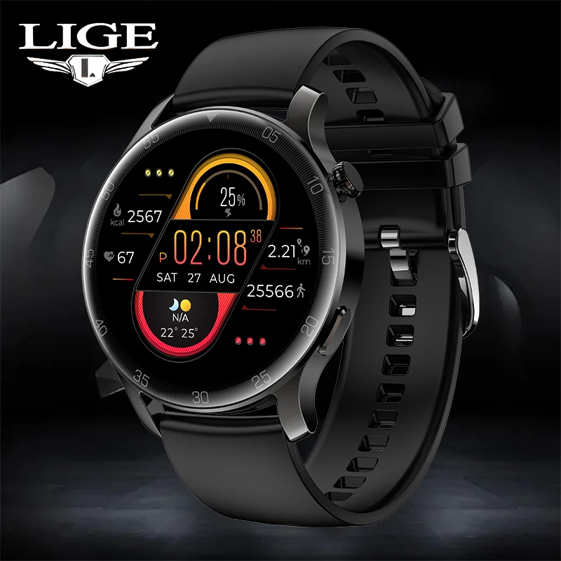 

LIGE 2021 New Smart Watch Heart Rate Sleep Monitoring IP67 Waterproof Watches Sports Fitness Tracker Smartwatch Women For Xiaomi
