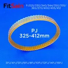 FitSain-PJ325330340344350355365370400405412мм, ремень с V-образной резинкой, многоклиновый ремень PJ, шкив
