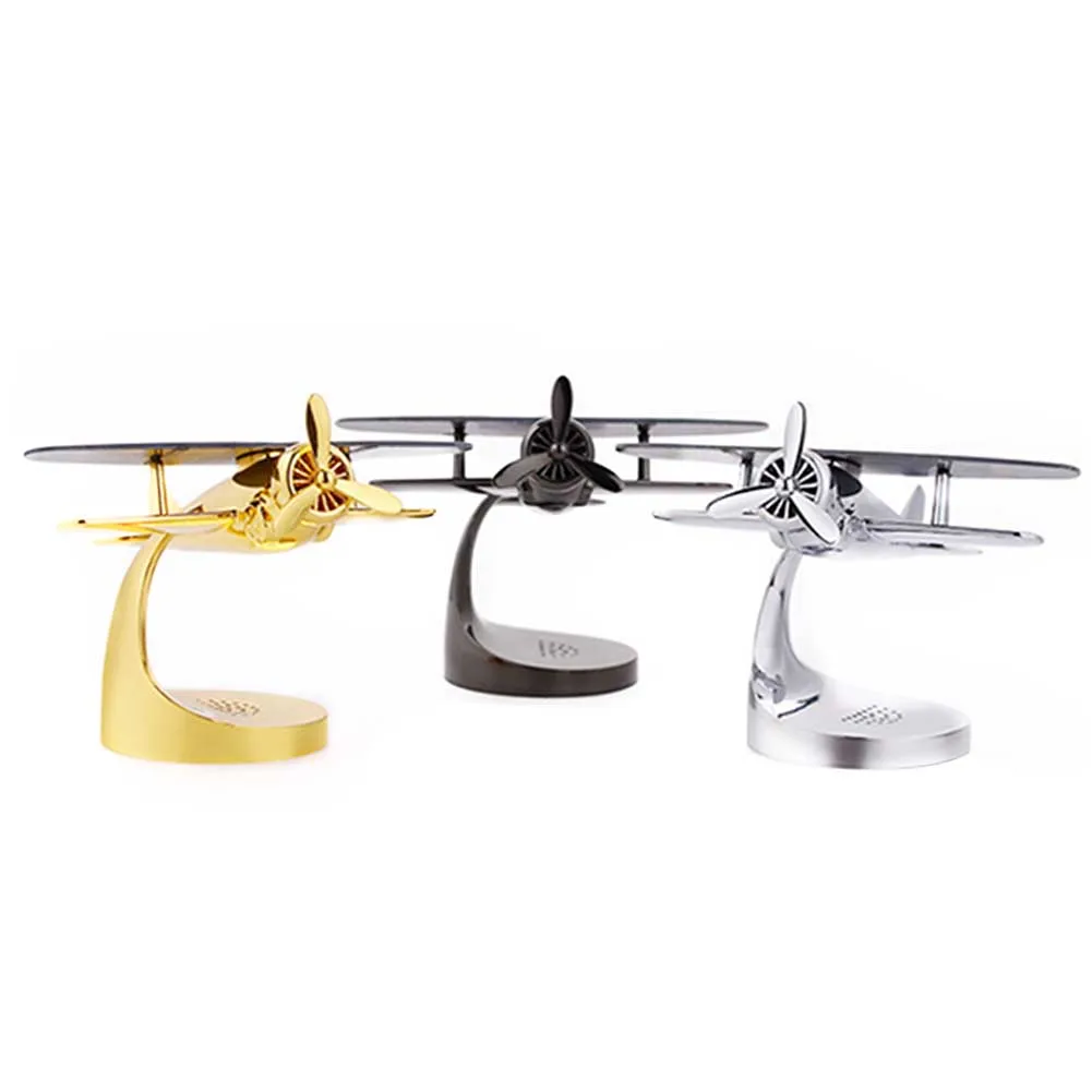 Солнечная энергия самолет модель Стайлинг освежитель воздуха Поворот сплава