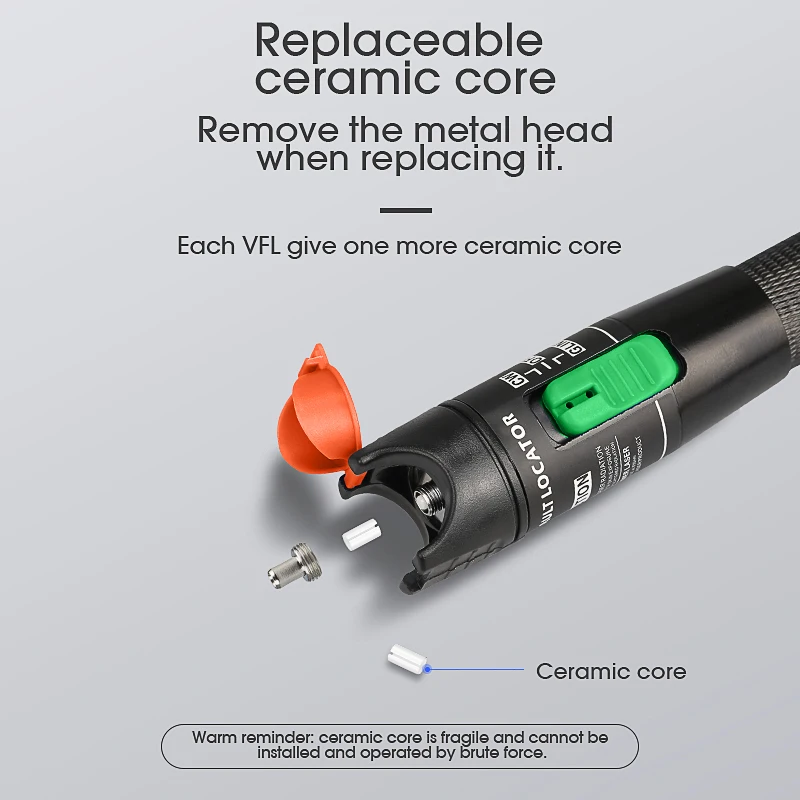 Визуальный тестер оптоволоконного кабеля Comptyco 175x26 мм. | Мобильные телефоны и