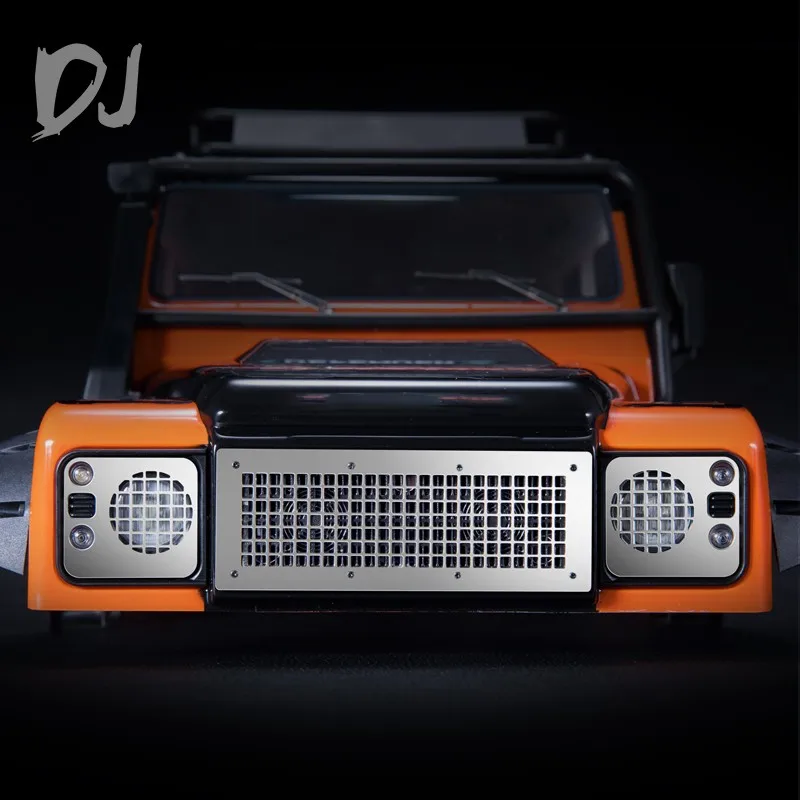 

Metal Simulation Front Grille Net Protective Lampshade Front Face Decoration For 1/10 Simulation Climbing Car Trx4 Defender