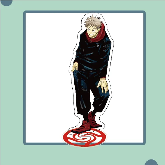 

Акриловая подставка для фигурок аниме juютсу Kaisen Fushiguro Megumi Gojo Satoru Inumaki Toge, демонстрационная модель, тарелка для косплея, декор для стола, подар...