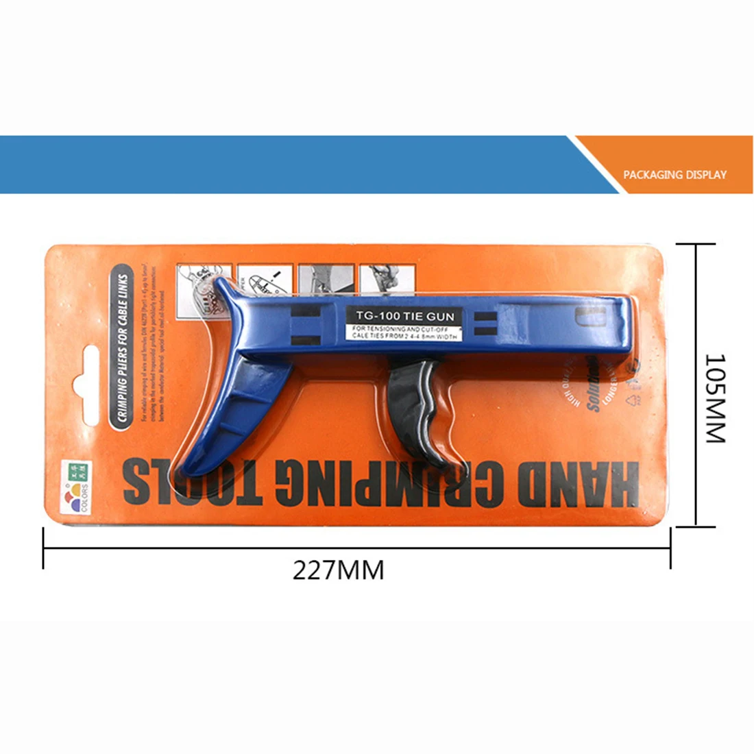 Нейлоновый кабельный стяжной режущий многофункциональный инструмент