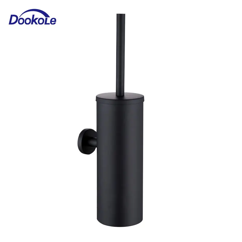 

NEW Bathroom Toilet Brush Holder Matt Black, 304 Stainless Steel Toilet Brush Wall Mounted for Bathroom Storage and Organization