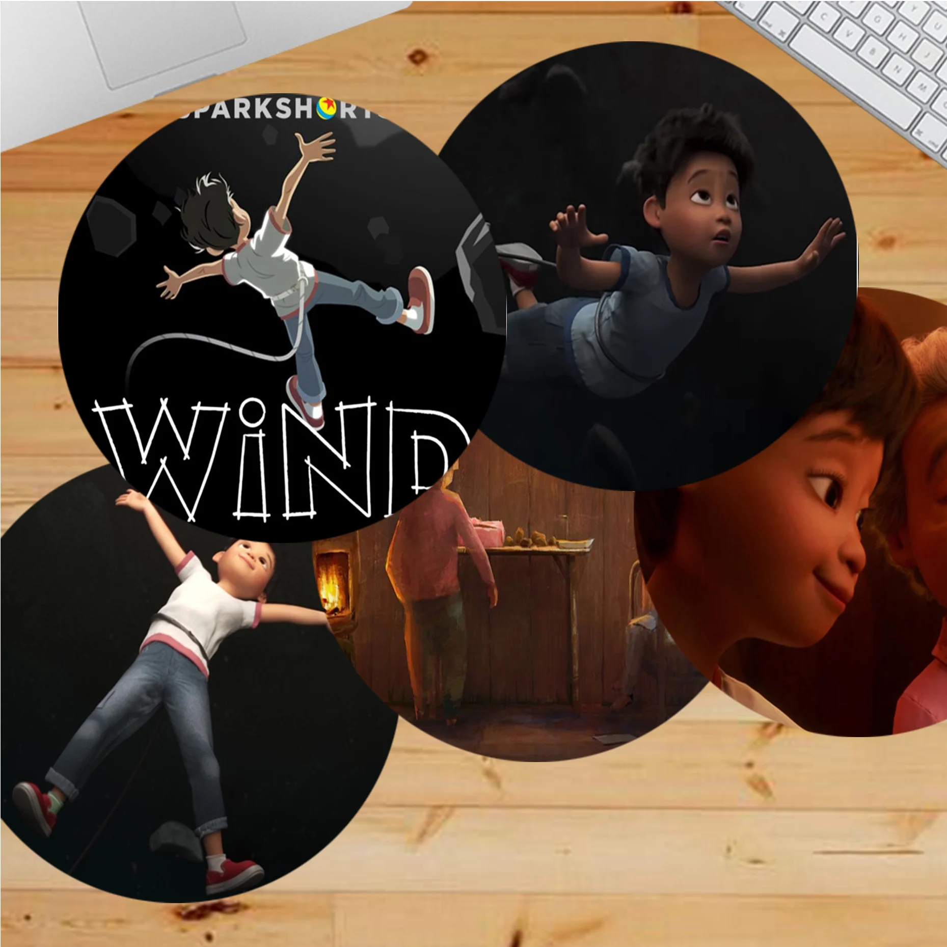 

Disney wind Silicone round mouse Pad to Mouse Game computer desk mat for gaming