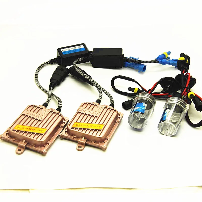 12В 55Вт HID Xenon H7 H1 H3 комплект H4 H1 H8 H9 H11 880 881 4300K 6000K 8000K 10000K HID Xenon Kit(набор для ксенона