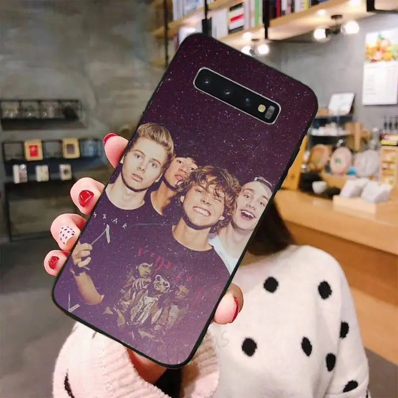 

5 Sos band fashion singer Phone Case For Samsung Galaxy S5 S6 S7 S8 S9 S10 S10e S20 edge plus lite