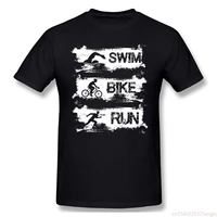 o neck short sleeve t shirt homme swim bike run vintage retro t shirt oversized