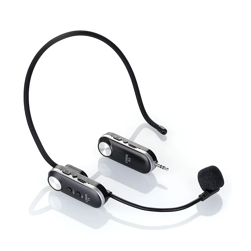 Легкая беспроводная гарнитура микрофон UHF с приемником Музыкальный Элемент