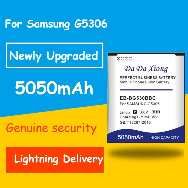 5050 мА/ч EB BG530CBE BG531BBE батарея для Samsung Galaxy Grand Prime J3 2016 J320F SM J320FN G5308W G530 G530H G531 J5