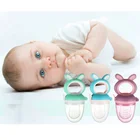 Детская силиконовая соска, мультяшная соска, бутылочка для кормления свежими фруктами, молоком, Ниблер для кормления питьевой водой, ручка для прорезывания зубов