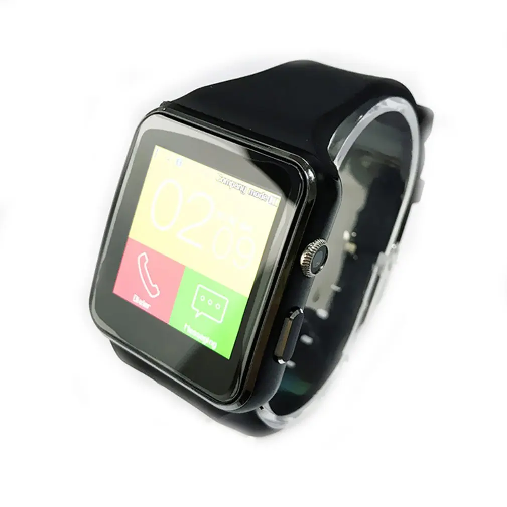 X6 мужские и женские Смарт-часы с поддержкой sim-карты TF камеры Smartwatch сенсорным