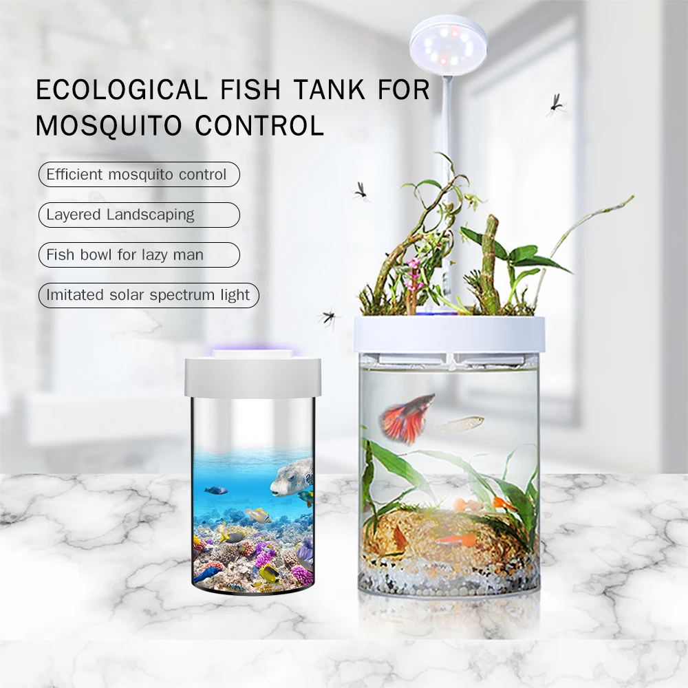 Декоративный экологичный аквариум многофункциональный с функцией уничтожения