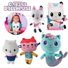 Kawaii Gabby кукольный домик плюшевые игрушки MerCat мягкие животные Кот куклы для детей подарок 2021 Новинка