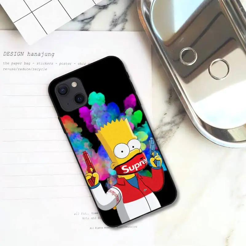 Чехол для телефона RUICHI Мультфильм ГОМЕР S-Симпсоны iPhone 11 12 Mini 13 Pro XS Max X 8 7 6s Plus 5 SE XR |