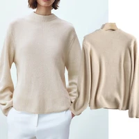 maxdutti winter sweaters women 2021england style soid simple elegant pull femme loose warm fashion sweaters women pullovers tops