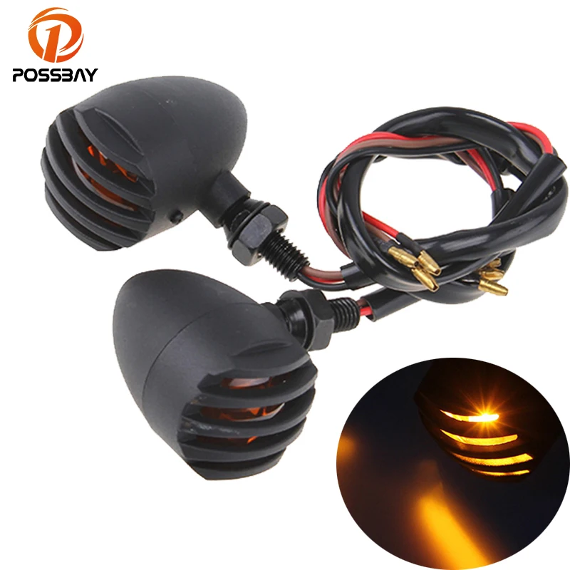 Универсальный поворотный сигнал POSSBAY для мотоцикла мини-поворотный светильник