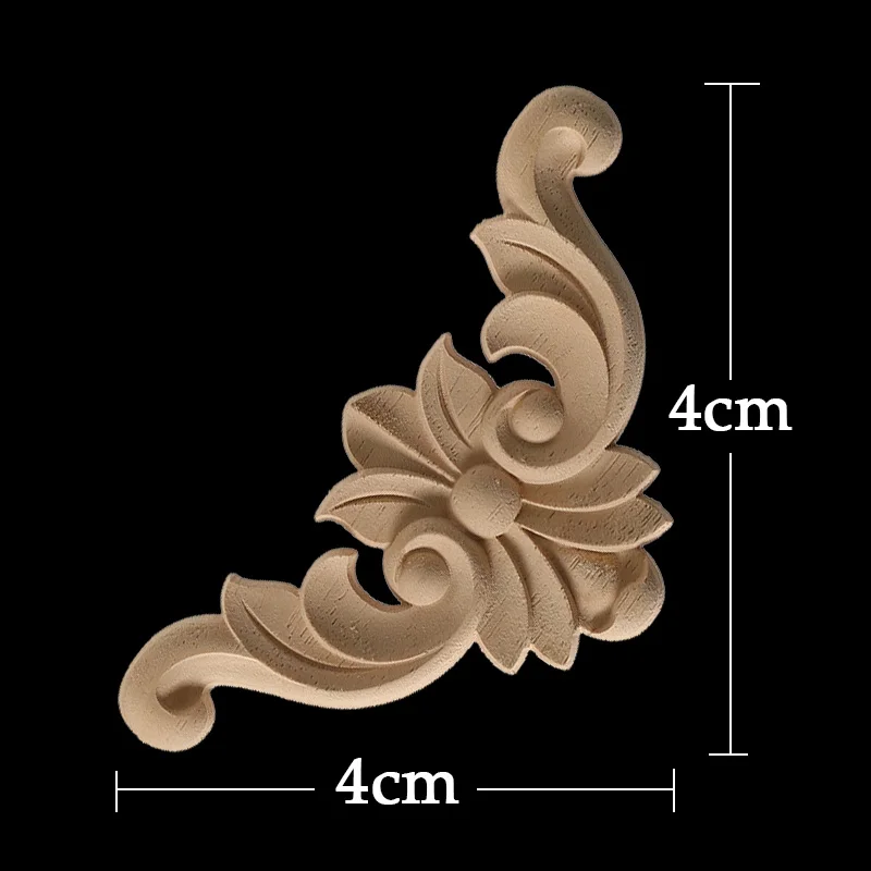 Деревянная аппликация цветок WMQE аппликация с ной бумагой в лесу