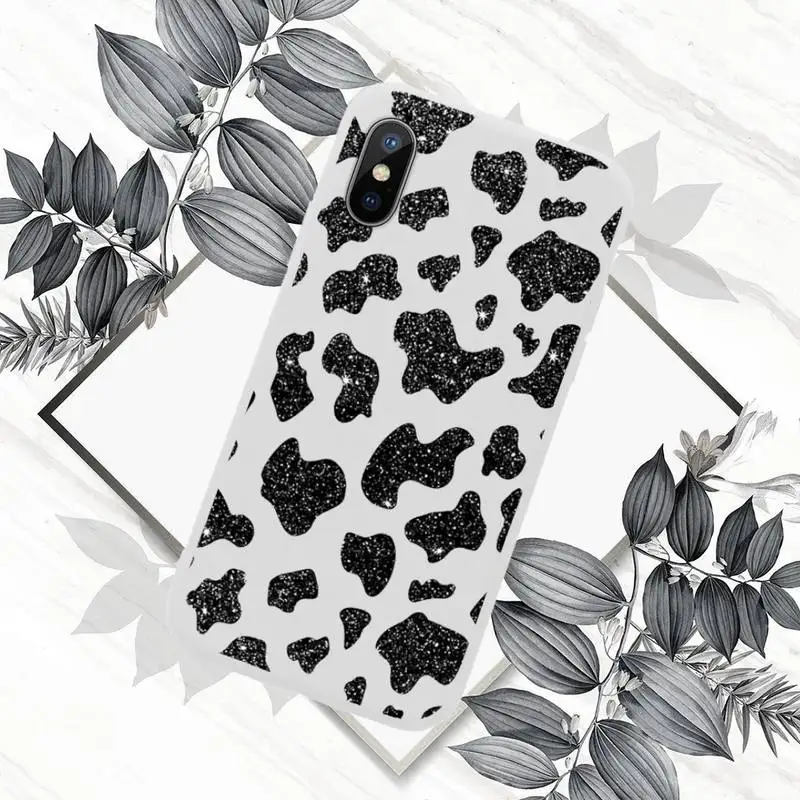 

Leopard animal Phone Case Candy Color for iPhone 6 7 8 11 12 s mini pro X XS XR MAX Plus