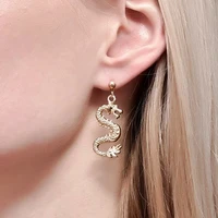 ywzixln fashion bohemian earrings dragon pendant drop earring mascot ornaments best gift for women girl wholesale e0124