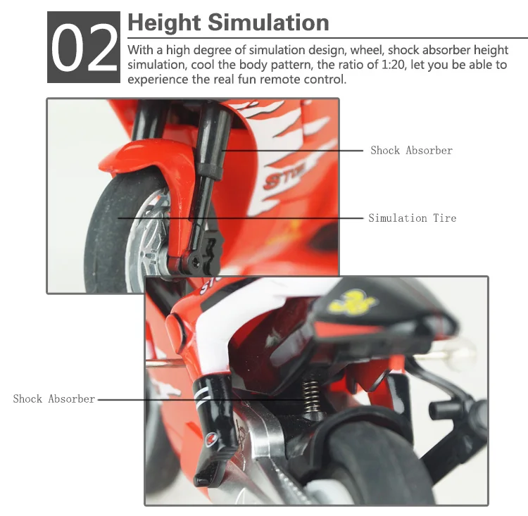 RC мотоциклы 2 4 ГГц мини автомобиль мото Электрический высокоскоростной пульт