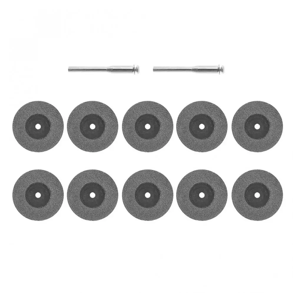 

10pcs/set 30mm Mini Diamond Saw Blade Cutting Disc Disk Power Tool Accessories with Connecting Shank for Stone Crushing Cutting