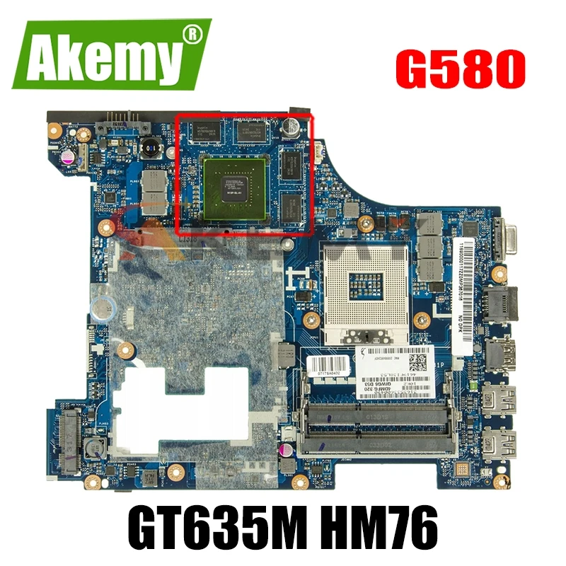 

Материнская плата для ноутбука LENOVO G580 GT635M HM76 15 дюймов, материнская плата QIWG5 G6 G9 LA-7981P 90001747 SLJ8E N13P-GLR-A1
