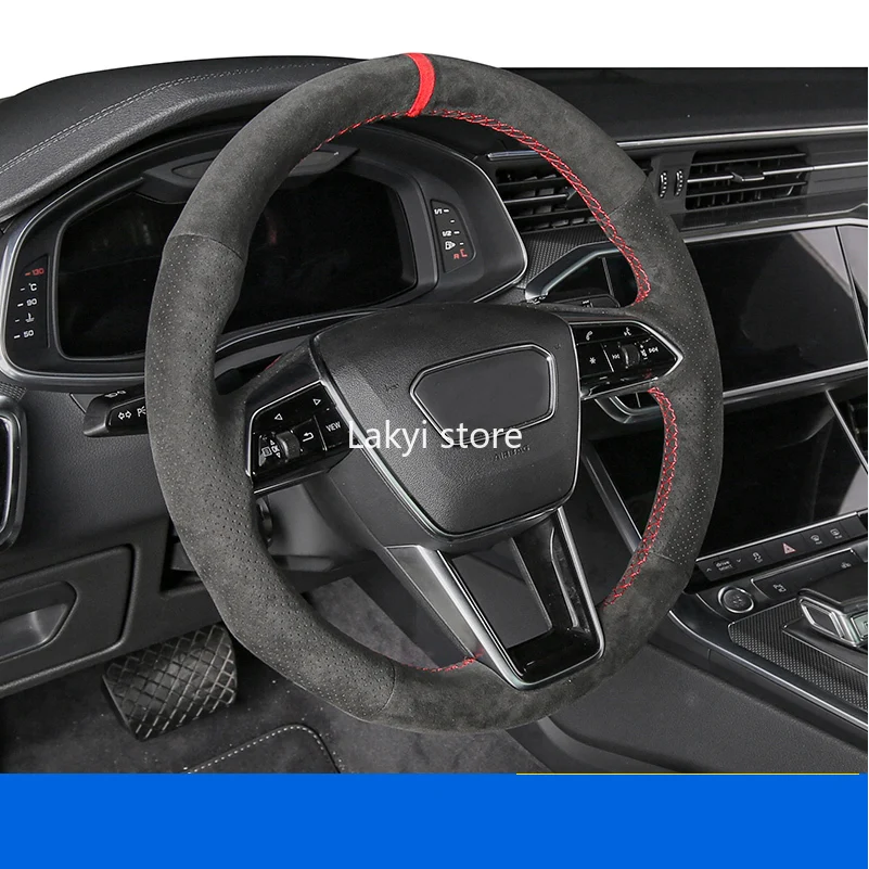 

DIY Ручная строчка из углеродного волокна и кожи для Audi A7 A6 A5 A4 Q8 Q7 S5