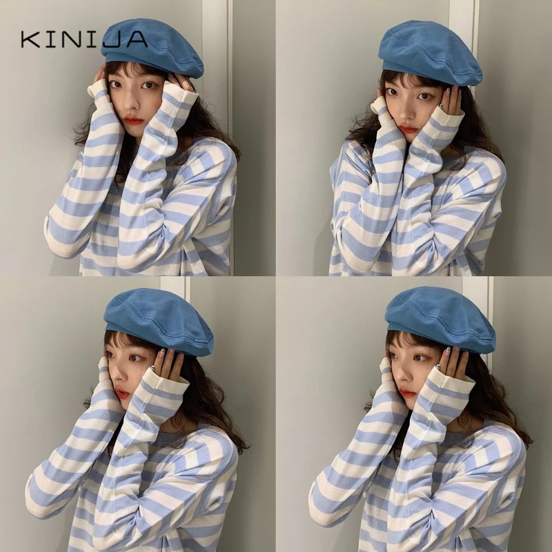 Кепка берет однотонная для мальчиков универсальная газетная шапка художника в