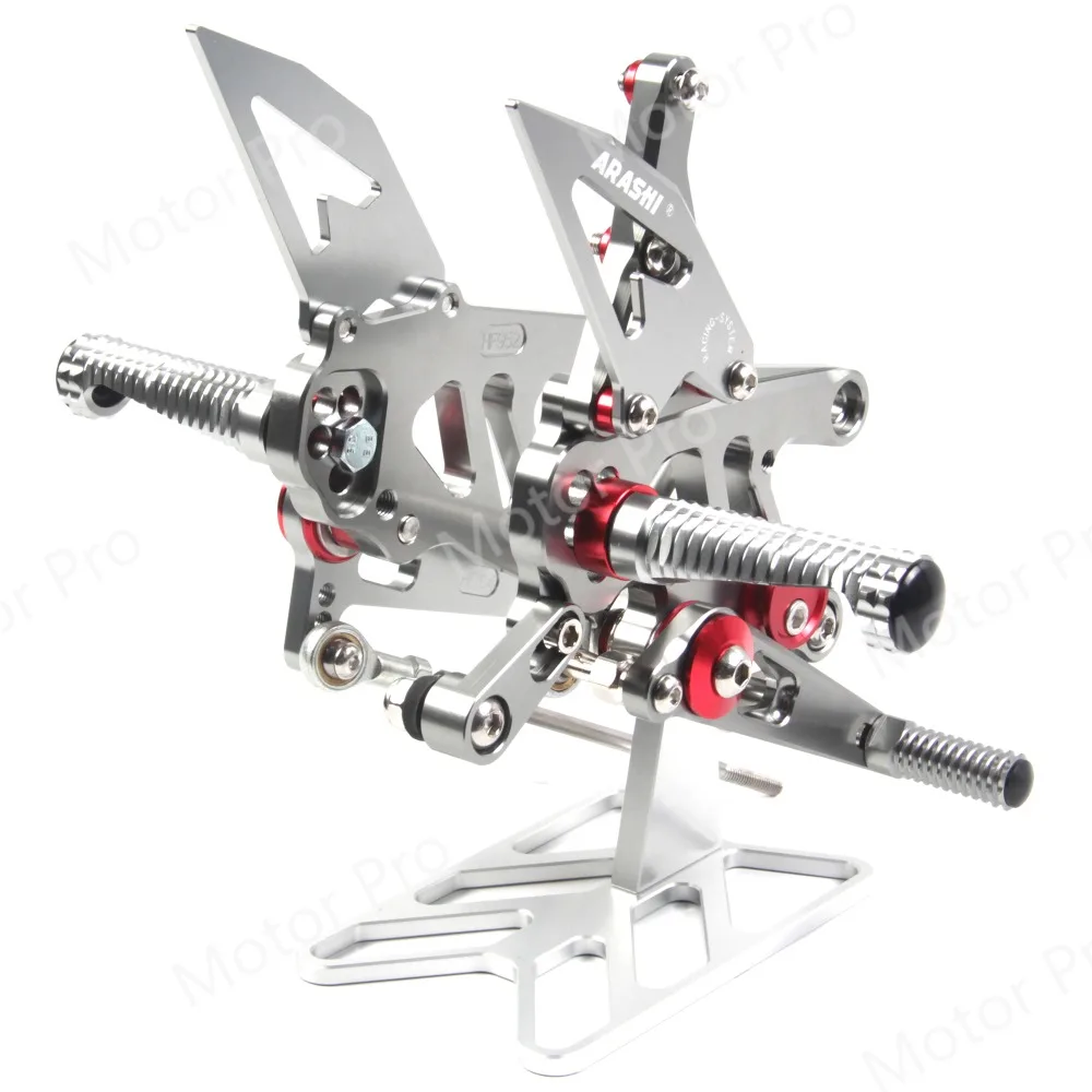 Регулируемые подножки для Aprilia RSV4 фабричные aprc ABS SBK SE 2013- аксессуары для мотоциклов подножки Rearsets