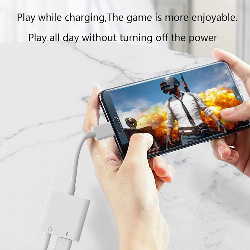 Адаптер для наушников 2 в 1 Samsung Note 10 Plus Huawei P30pro с разъемом типа C на 3 5 мм | Мобильные