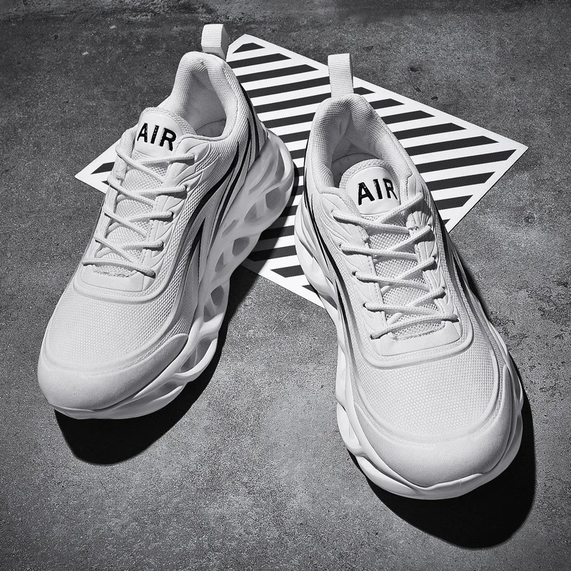 Легкая Беговая обувь мужские кроссовки дышащая повседневная удобный