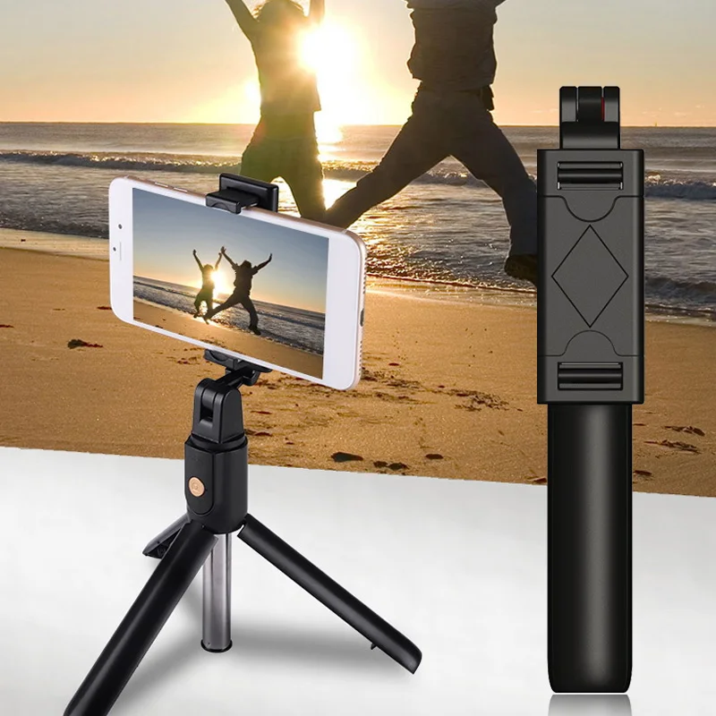 Мини Bluetooth селфи палка штатив смартфон кронштейн пульт дистанционного