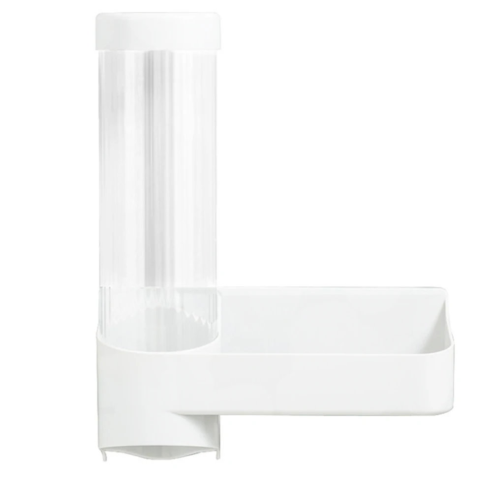 

Disposable Paper Cups Holder For Water Dispenser Wall Mounted Automatic Cup Taker With Lid Storage Rack Container Dust Proof