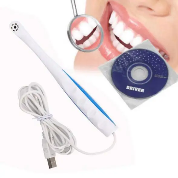 

2018 hot sell 8MP USB 2.0 6-LED Dental Intraoral Endoscope Oral Digital Micro-check Camera tooth Clean