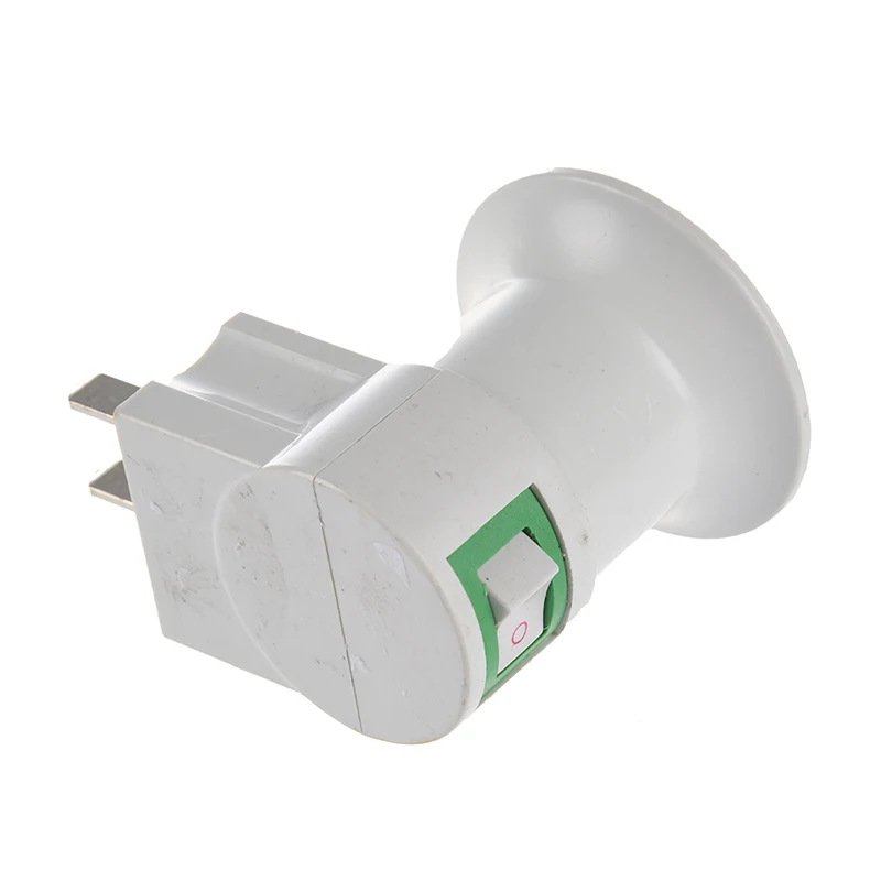 Штепсельная вилка США к E27 светодиодный светильник лампа адаптер гнездо