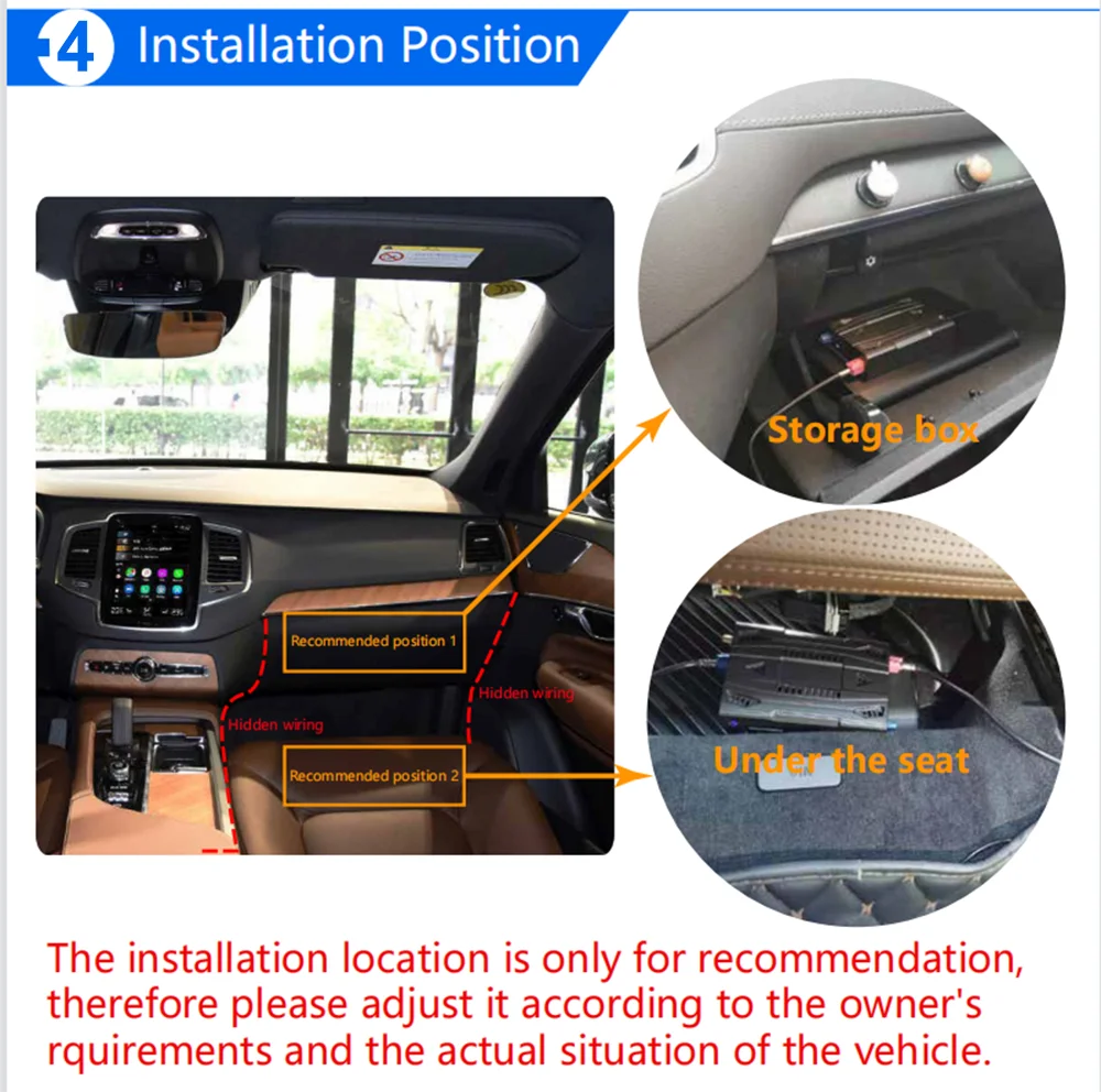 Беспроводной автомобильный мультимедийный плеер Carplay Android Ai Box 9 0 Mirror link для