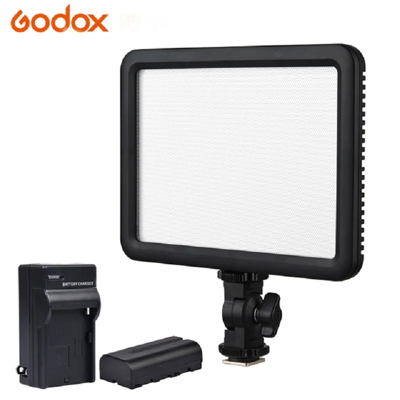 

Godox LED Light Ultra Slim P120C Studio Continuous 3300K~5600K LED Video Light Lamp with Battery For Camera DV Camcorder