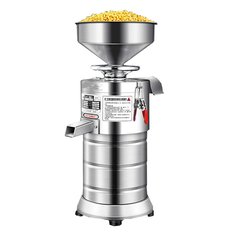 

Electric Soybean Milk Machine Ginder Semi-automatic Juicer Commercial SoyMilk Filter-free Refiner Soymilk Machine Blender