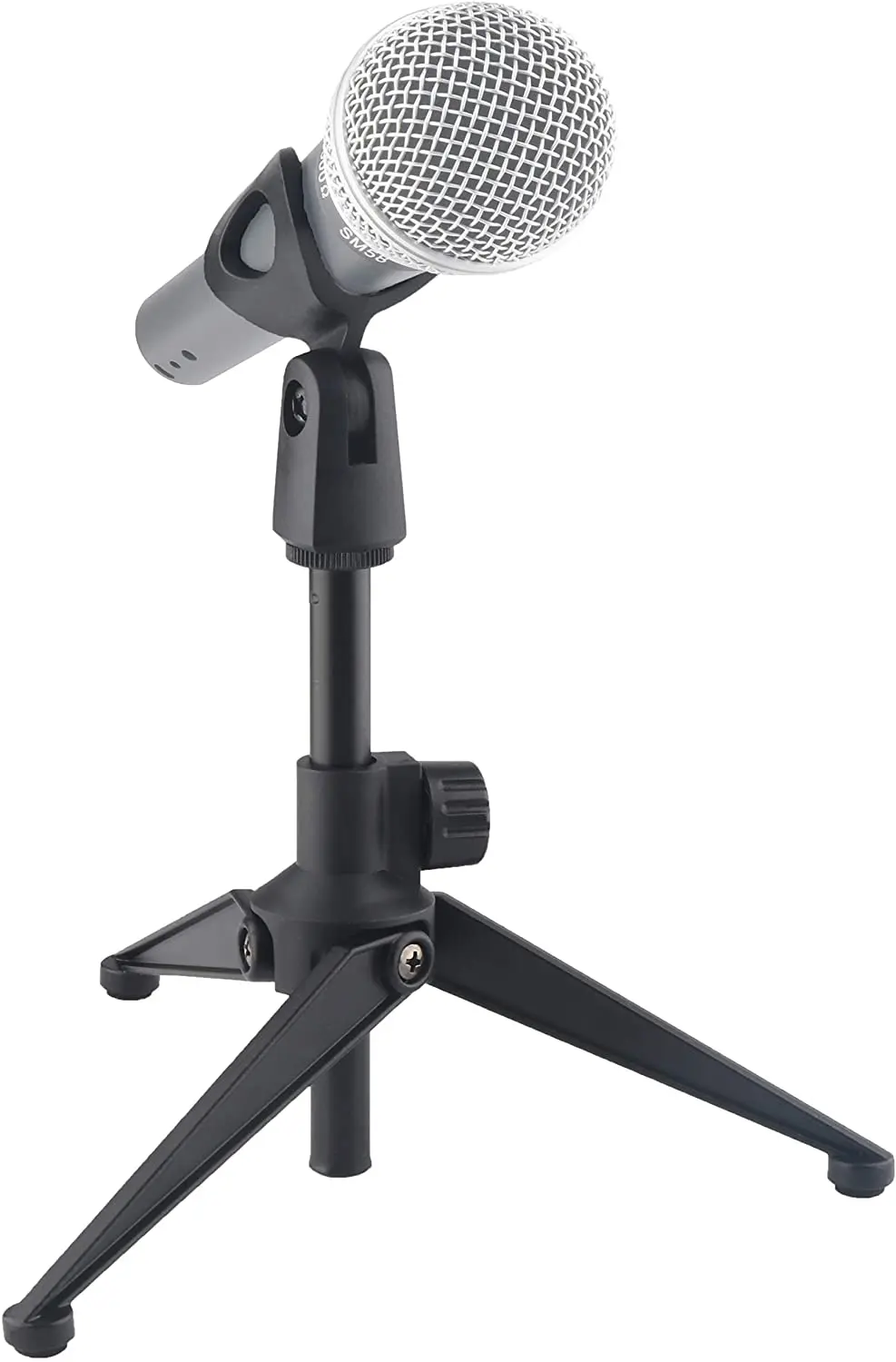 

Desk Microphone Stand,Desktop Tripod Mic Stand Boom,Height Adjustable,Table,Black For Sm57 Sm58 Sm86 Sm87 Blue YetiBlue Snowball