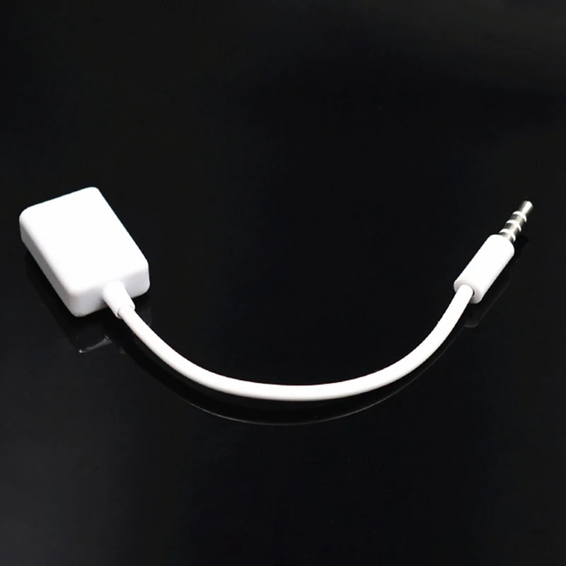 USB Кабель-адаптер для передачи данных/зарядки 3,5 мм аудиоразъем AUX к USB 2,0 Мужской Кабель-адаптер для зарядки